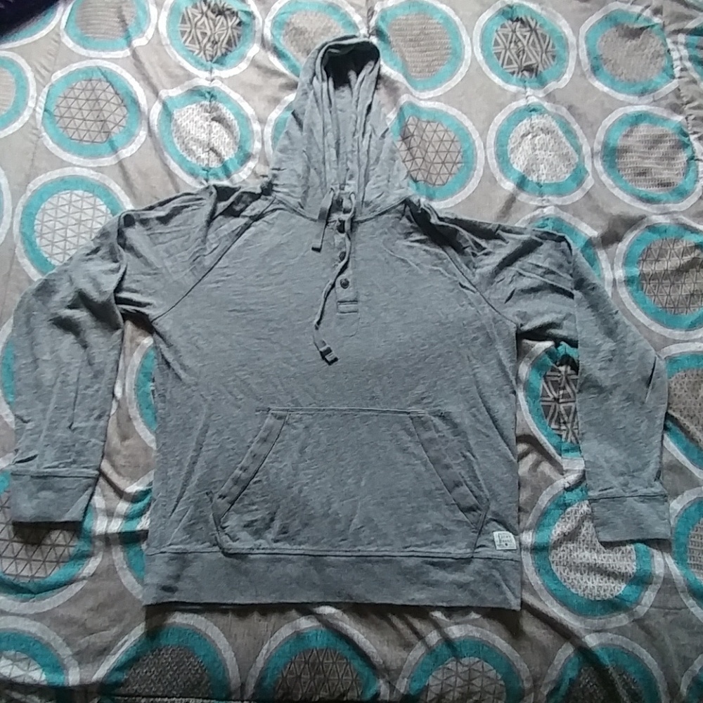 Gray Lucky Brand Hoodie